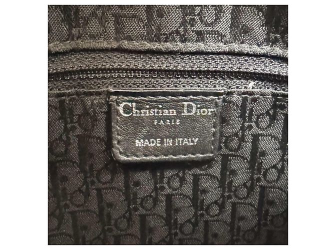 Borsa Christian Dior Lady Large in pelle verniciata nera - vista 13