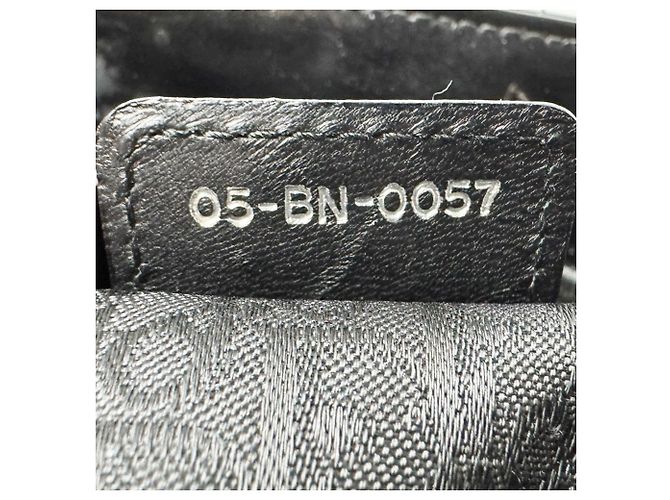 Borsa Christian Dior Lady Large in pelle verniciata nera - vista 14