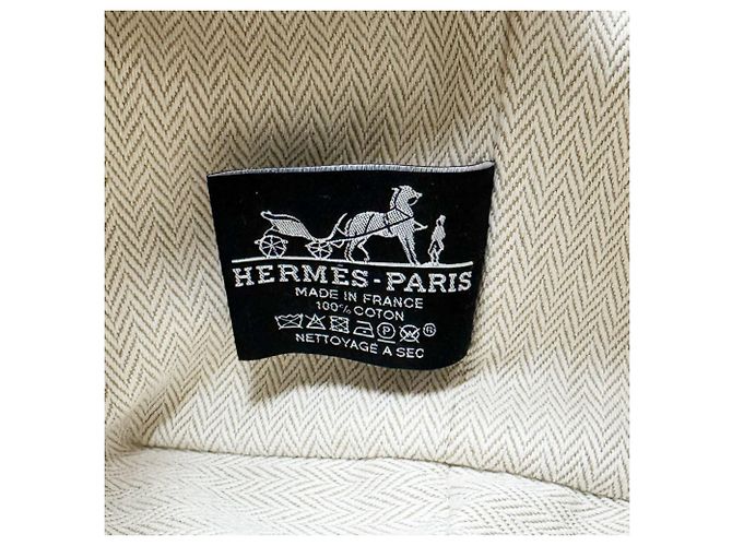 Hermès Borsa Hermes Bride à Black PM Toile H - vista 12
