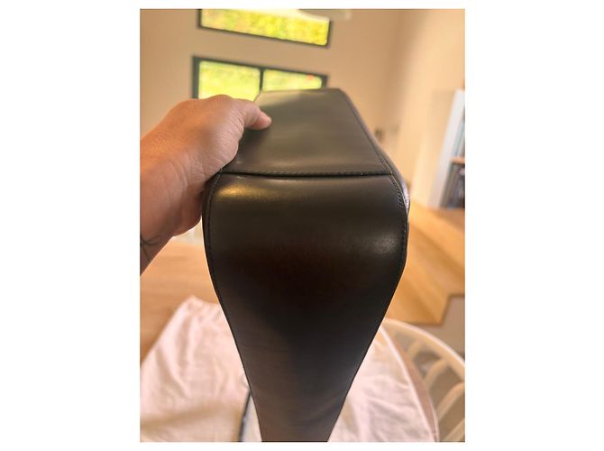 Borsa a mano Prada in pelle nera - vista 6