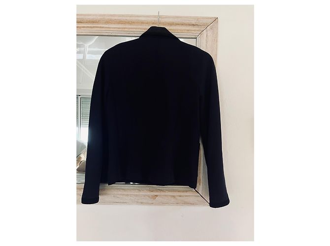 Chanel Uniform dunkelblaue Jacke - Ansicht 3