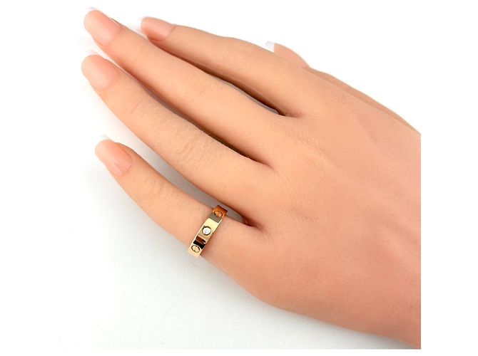 Cartier Mini Love Pink Gold Ring - Ansicht 4