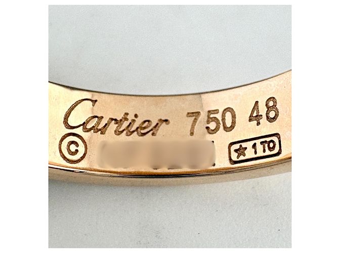 Cartier Mini Love Pink Gold Ring - Ansicht 5