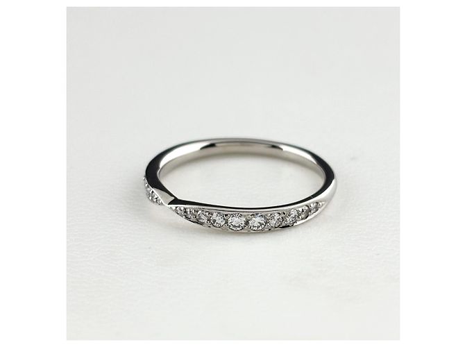 Autre Marque Tiffany & Co. Harmony Ehering aus Platin - Ansicht 2