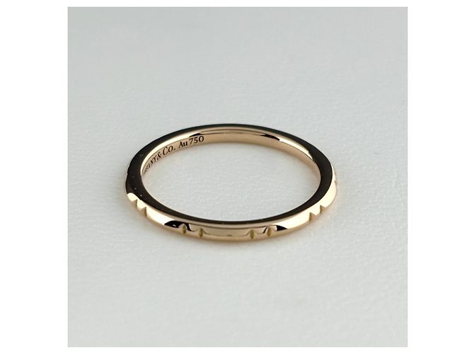 Autre Marque Tiffany & Co. True Band PG Pink Gold Ring - Ansicht 2