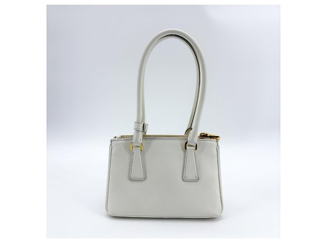 Prada Galleria Mini in pelle Saffiano con doppia zip - vista 2