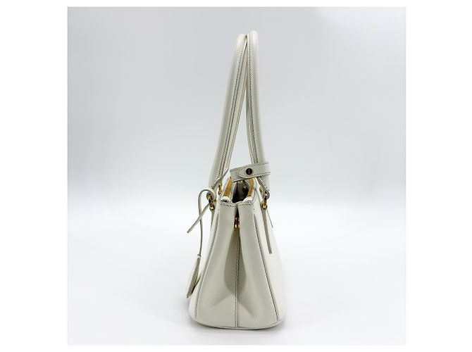 Prada Galleria Mini in pelle Saffiano con doppia zip - vista 3