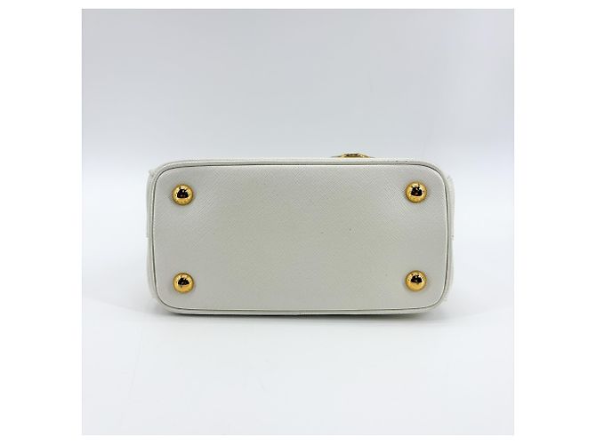 Prada Galleria Mini in pelle Saffiano con doppia zip - vista 7