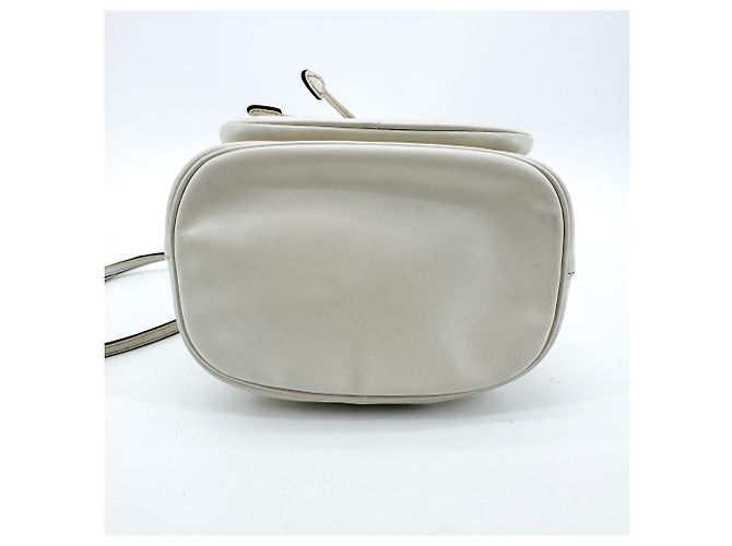 Prada Duet Bucket in pelle con coulisse - vista 7