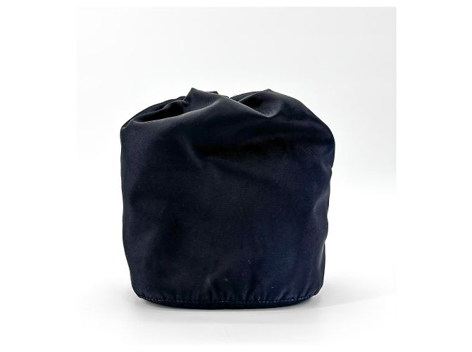 Prada Vela Bucket Small in Tessuto con coulisse - vista 2