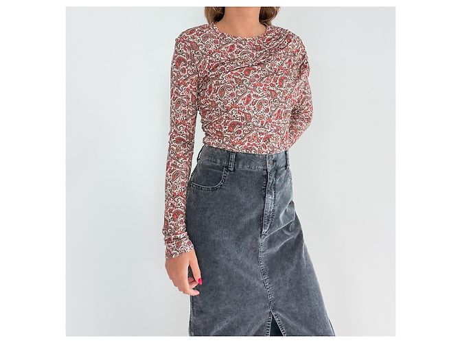Isabel Marant Etoile Marant Étoile Top Dressi Paisley Modal - vista 5
