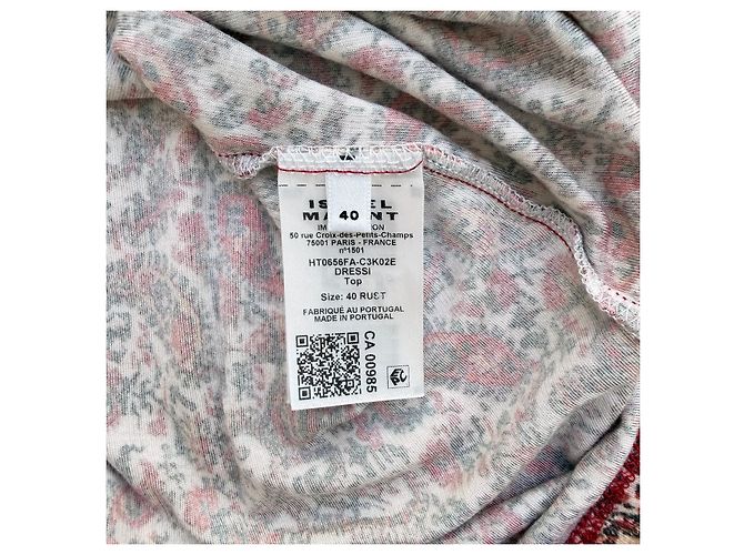 Isabel Marant Etoile Marant Étoile Top Dressi Paisley Modal - vista 8