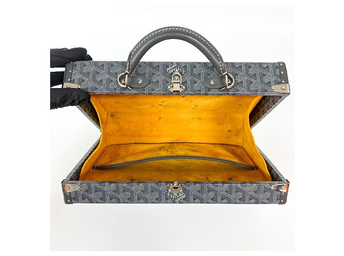 Baul Goyard Grand Hotel Trunk Coated Canvas PM - vista 5