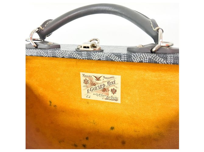 Baul Goyard Grand Hotel Trunk Coated Canvas PM - vista 7