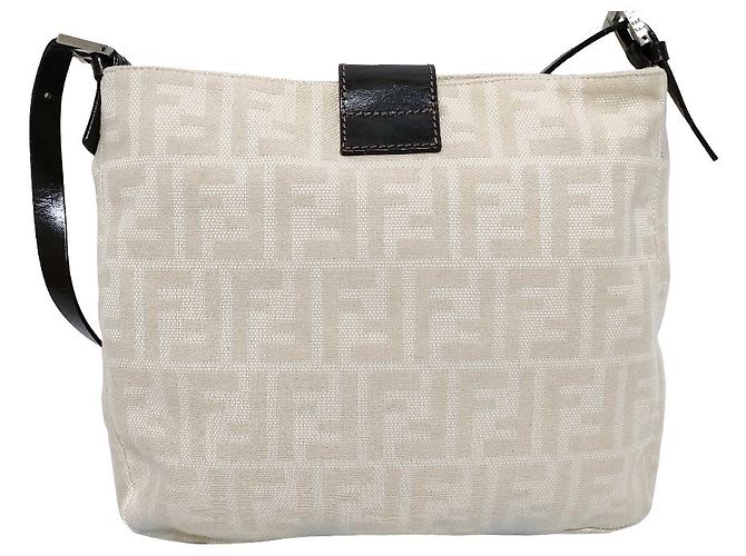 Fendi Vintage FF Belted Hobo Canvas Medium - view 2