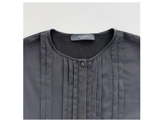 Weekend Max Mara Top sin mangas negro - vista 4