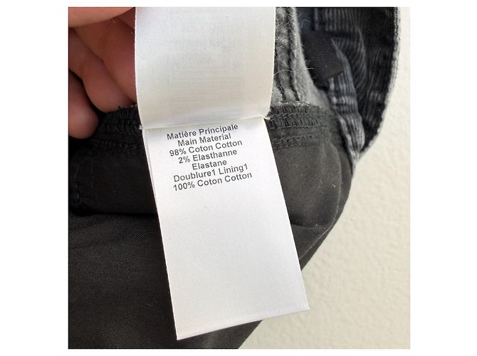 Isabel Marant Etoile Isabel Marant Étoile Falda midi de denim gris Odalie - vista 8