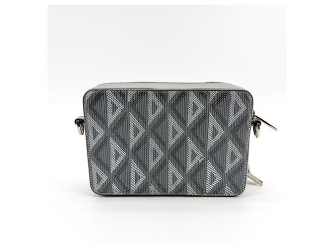 Christian Dior Double Zip CD Diamond Coated Canvas - vista 2