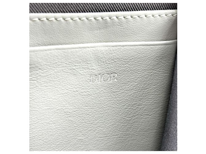 Christian Dior Double Zip CD Diamond Coated Canvas - vista 6
