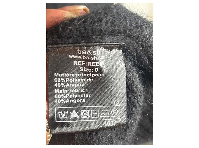 Ba&sh Angora- und Wollpullover in Schwarz - Ansicht 10