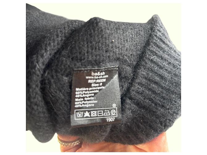 Ba&sh Angora- und Wollpullover in Schwarz - Ansicht 4