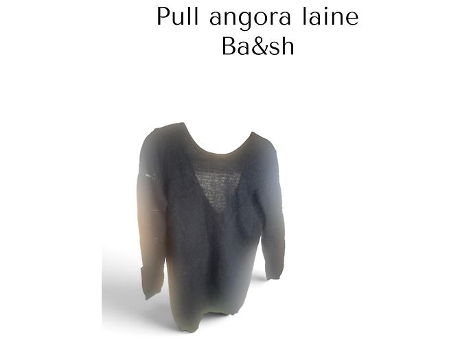 Ba&sh Angora- und Wollpullover in Schwarz - Ansicht 6