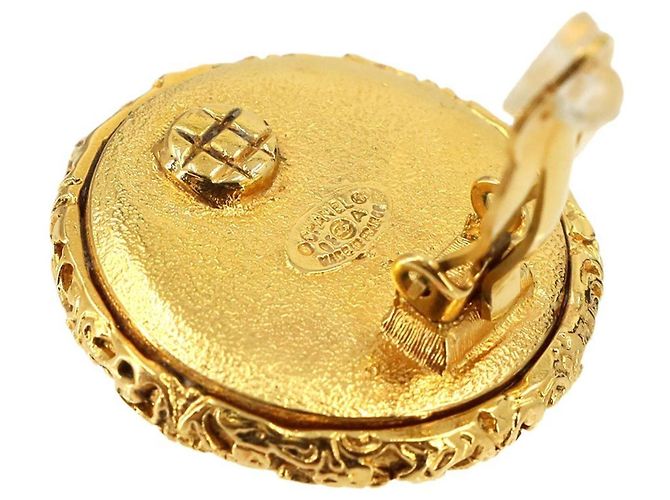 Orecchini Chanel Coco Mark Lava in oro - vista 3