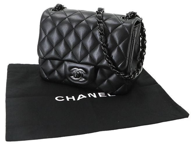 Borsa a tracolla con catena Chanel Mini Matelassé - vista 2