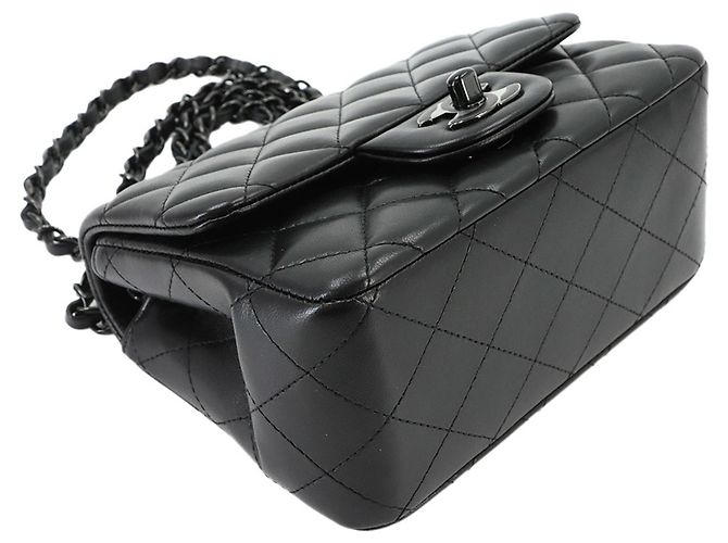Borsa a tracolla con catena Chanel Mini Matelassé - vista 5