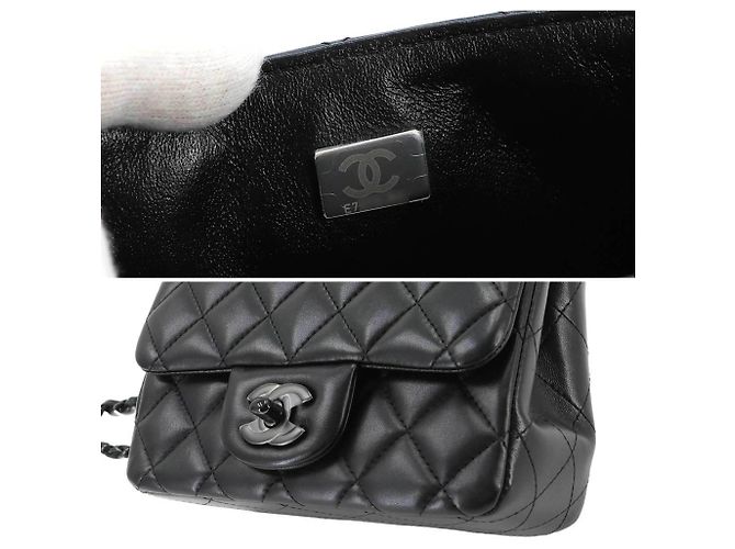 Borsa a tracolla con catena Chanel Mini Matelassé - vista 9