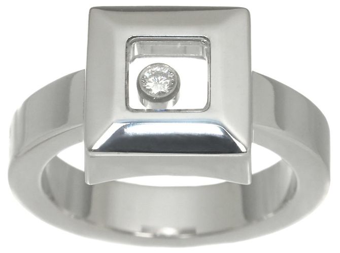 Anillo Chopard Happy Diamonds Square - vista 2