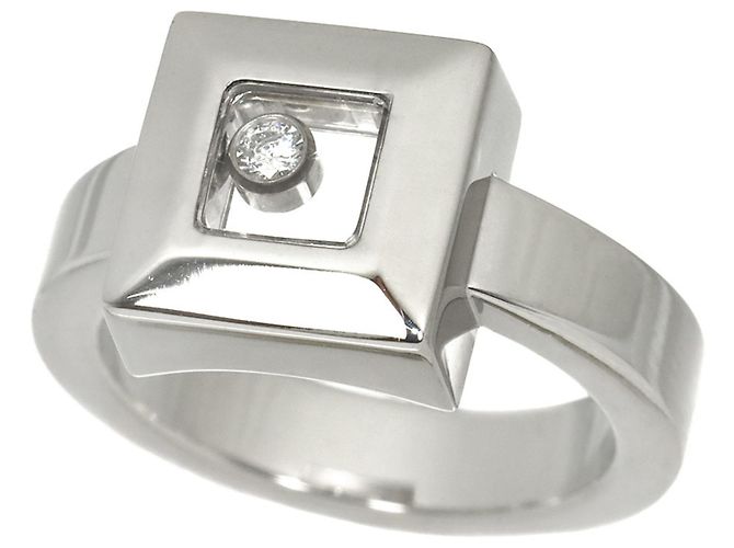 Anillo Chopard Happy Diamonds Square - vista 4