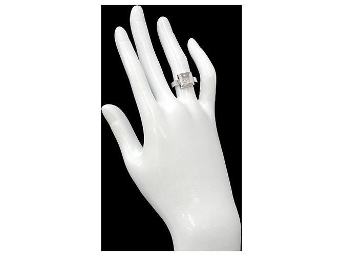 Anillo Chopard Happy Diamonds Square - vista 7