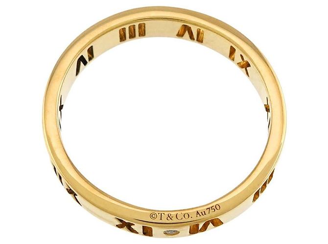 Autre Marque Tiffany & Co. Atlas 1 Diamond Band Ring - Ansicht 3