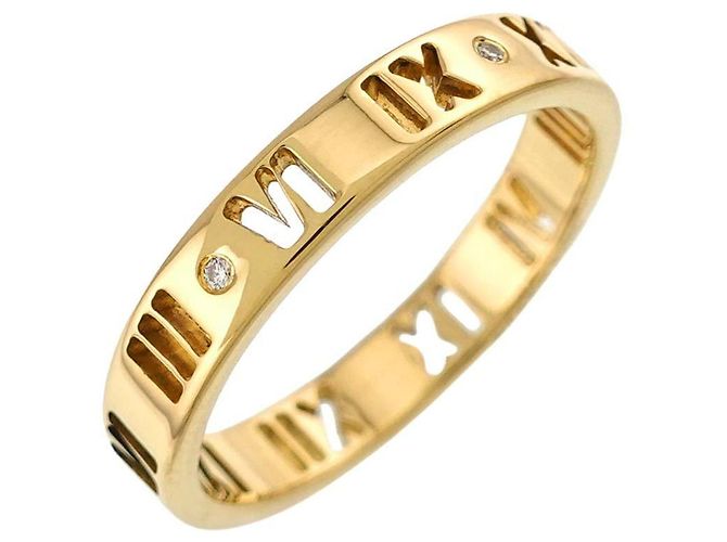 Autre Marque Tiffany & Co. Atlas 1 Diamond Band Ring - Ansicht 4