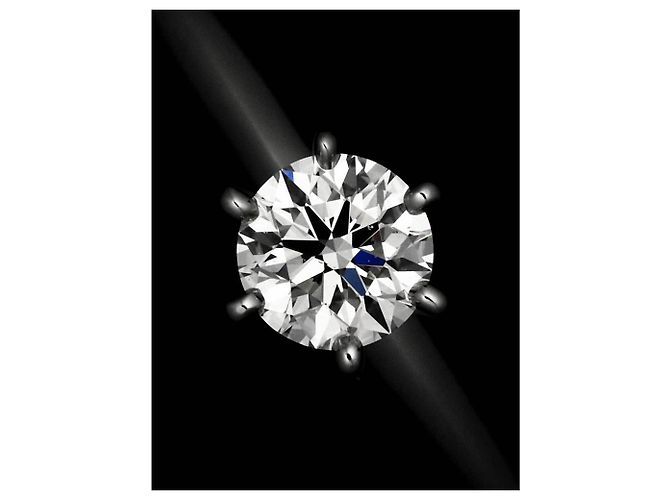 Autre Marque Tiffany & Co. Platin-Bandring mit Diamant - Ansicht 6