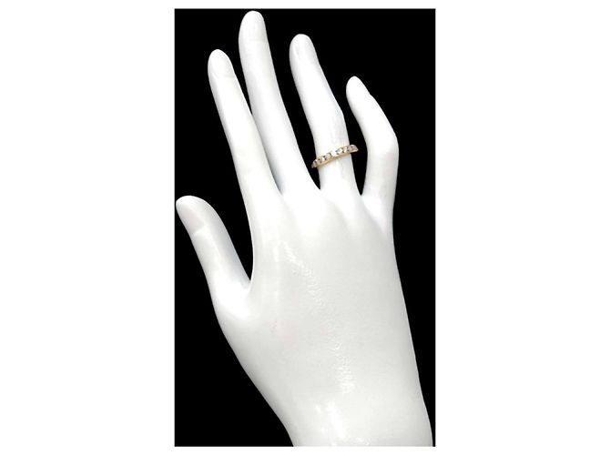 Autre Marque Tiffany & Co. Ehering aus 18K Gelbgold mit Diamanten - Ansicht 8