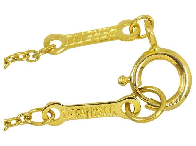 Autre Marque Collana Tiffany & Co. Teardrop con diamanti pavé - vista 4