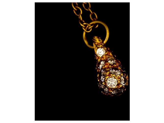 Autre Marque Collana Tiffany & Co. Teardrop con diamanti pavé - vista 6