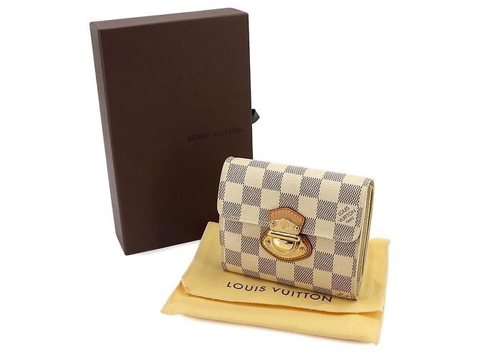 Louis Vuitton Damier Azur Portefeuille Joy Tri-fold Wallet - vista 2