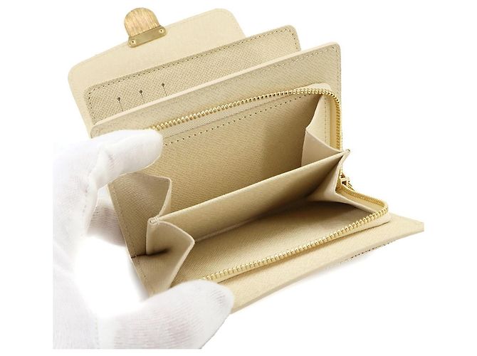 Louis Vuitton Damier Azur Portefeuille Joy Tri-fold Wallet - vista 9
