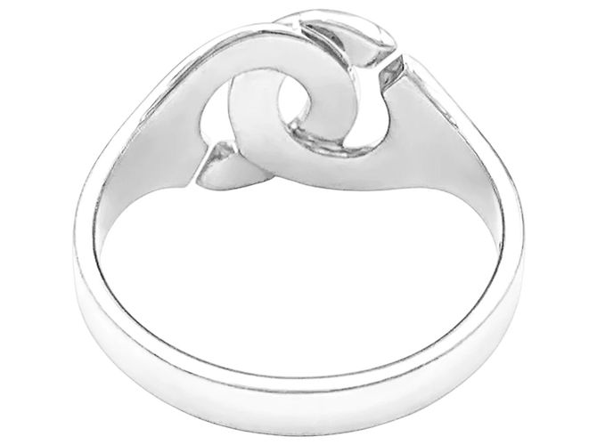 Anello Dinh Van, "Menottes R10", oro bianco. - vista 3