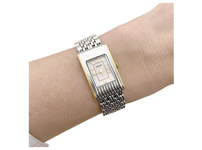 Orologio Boucheron, "Reflet", acciaio e oro giallo. Modello piccolo. - vista 7