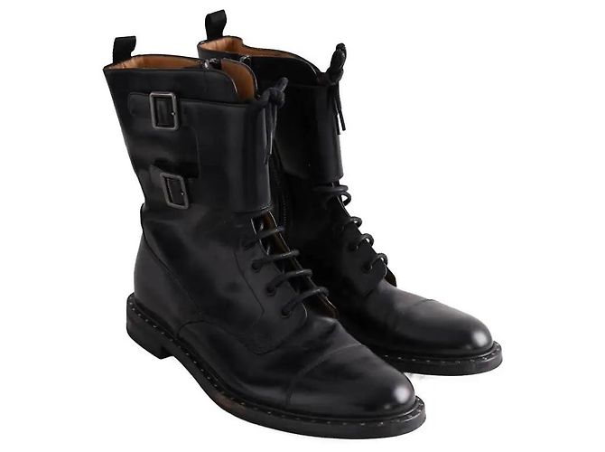 Scarpe stringate Church's in pelle nera - vista 3