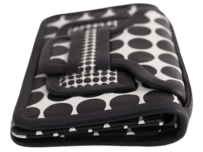 Pochette Pierre Hardy in pelle nera - vista 4