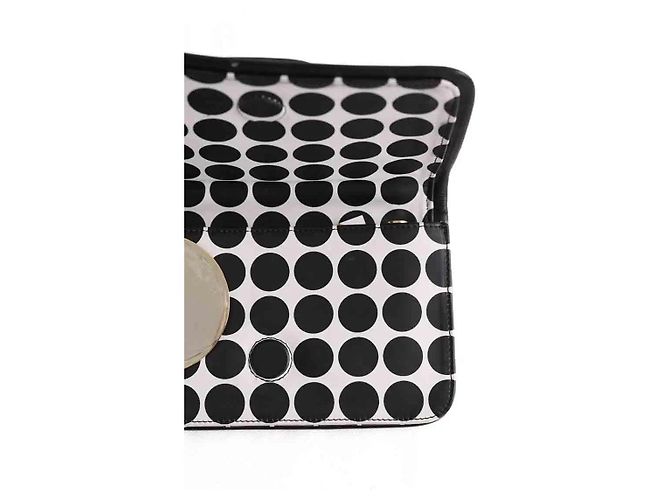 Pochette Pierre Hardy in pelle nera - vista 5