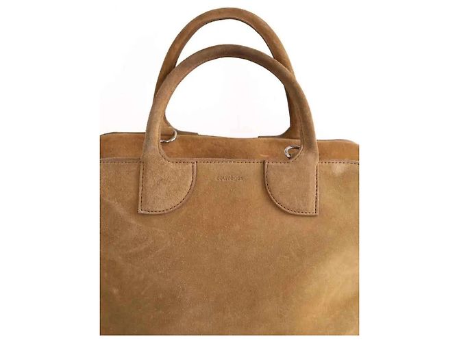 Courreges  mala Three sixty M camel - vista 3