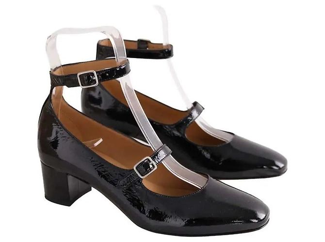 Apc Absatzschuhe aus Lackleder Schwarz Größe 40 - Ansicht 3