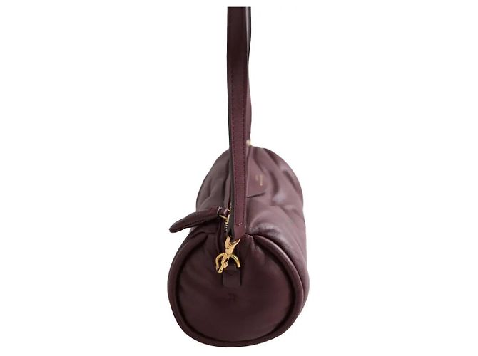 Anya Hindmarch Bolso de hombro Chubby Barrel burdeos - vista 3