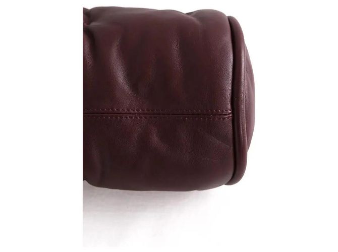Anya Hindmarch Bolso de hombro Chubby Barrel burdeos - vista 5